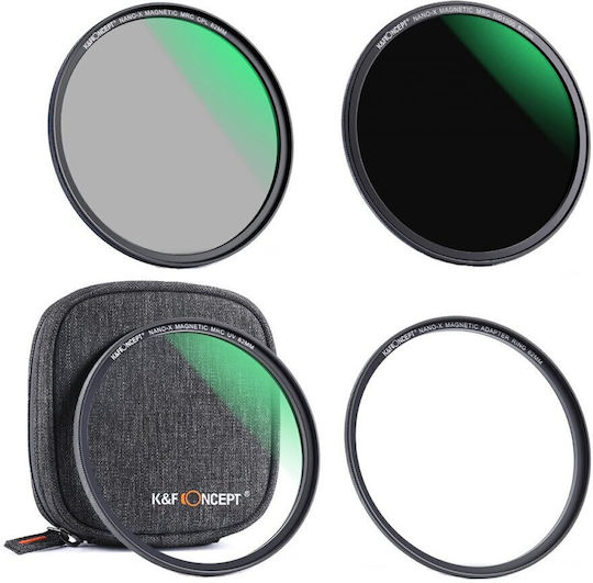 K&F Concept Set de Filtre UV / CPL / PL / Colorat / ND / Efecte Speciale / Clar Diametru 62mm cu Acoperire MC (Multi-Coated) pentru Obiective Fotografice