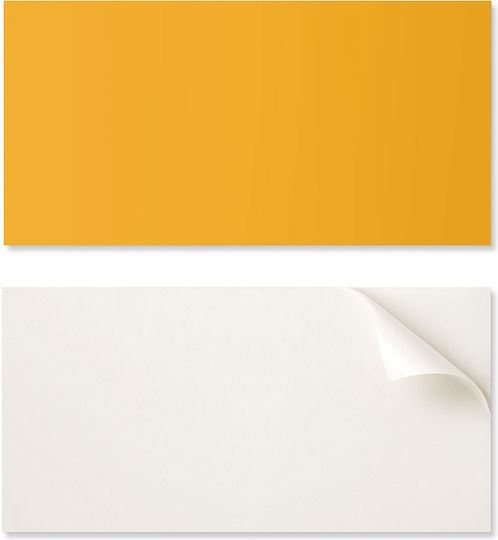 Vinyl Floor Sticker Graphics Kitchen 100x50 Cm Light Orange