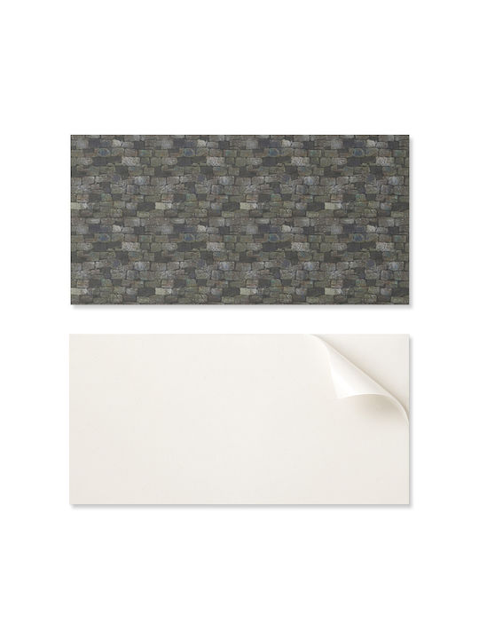 Wandsticker Panele für Esszimmer Pvc Grafisches Wanddesign Ziegel 100x50 cm