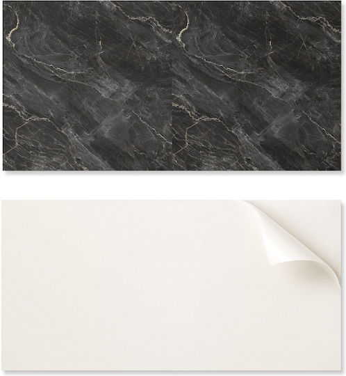 Autocolant de Podea din Vinil Imprimat 100x50 Cm Marmură Elegantă Portante