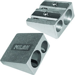 Milan Double Metallic Pencil Sharpener Milan Double Metallic Pencil Sharpener
