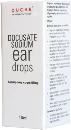 Zuche Docusate Sodium Ear Cleaning Liquid 10ml 1pc
