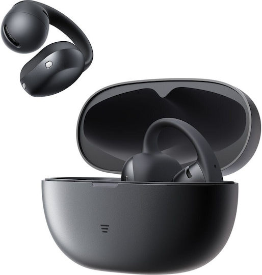 Shokz OpenDots Air Open Ear Bluetooth Handsfree Headphones with Sweat Resistance and Charging Case Black