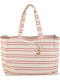 Kbas Fabric Red Beach Bag