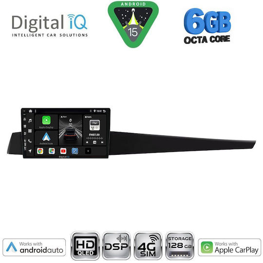 Digital Iq Bxf 17552_cpaa 9 инчов мултимедиен таблет Renault Laguna модел 2007-2015