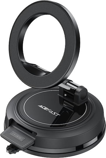 Acefast Car Holder D70 Magnetic Dashboard Suction Cup Secure Lock Universal Black