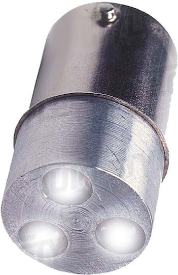 Autostyle Лампичка 3LED 12/24V BA15S Бяла 1бр AUTEU4005W-XX