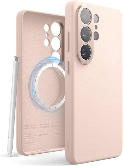 Elago Back Cover Δερμάτινο Ροζ (Galaxy S26 Ultra)