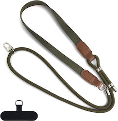 Techsuit Neck Strap For Mobile Phones Green