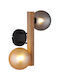 Globo Lighting Wandleuchte mit G9 Lampenbirnensockel Schwarz