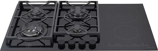 La Germania Autonomous Gas & Electric Cooktop 90x51cm