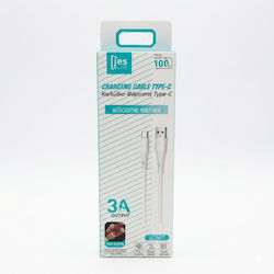 Jes USB-C Male - USB-A White 1m Jes USB-C Male - USB-A White 1m