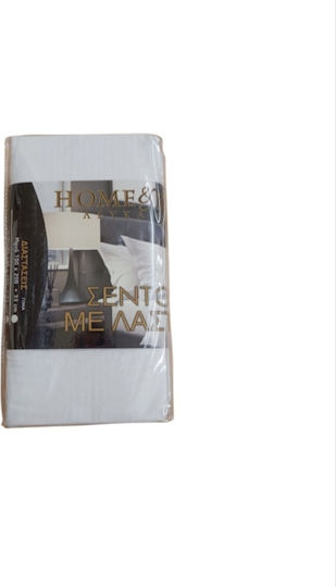 Homestyle King Size 180x200+33cm Gummibettlaken Weiß