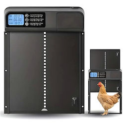 Ușă automată pentru coteț de găini 32x25cm Ușă automată pentru coteț de găini 32x25cm
