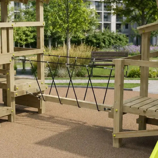 White Rhino Wooden Play Tower White