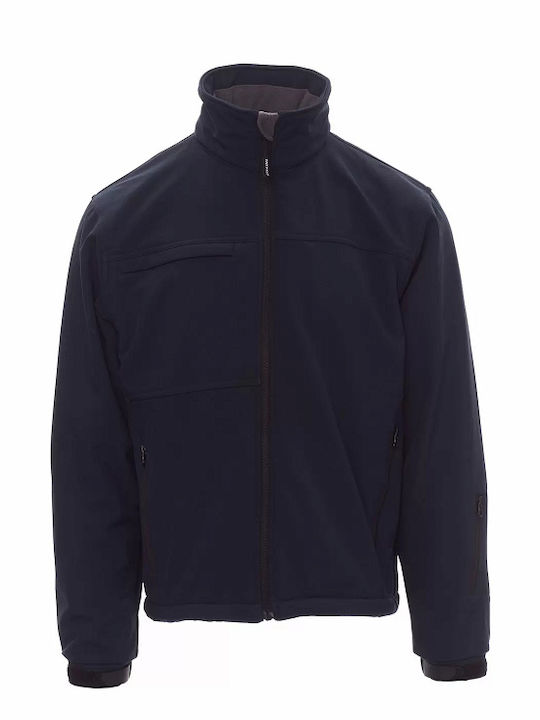 Payper Alaska Μπουφάν Εργασίας Softshell με Κουκούλα Navy Μπλε