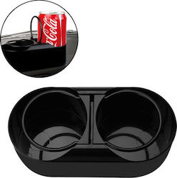 Car Cup Holder 2 Slots with Adhesive Tape Carsun La-306