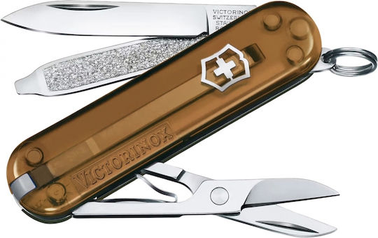 Victorinox Classic Sd Schweizer Armee-Messer Schlüsselanhänger 7 Werkzeuge Braune