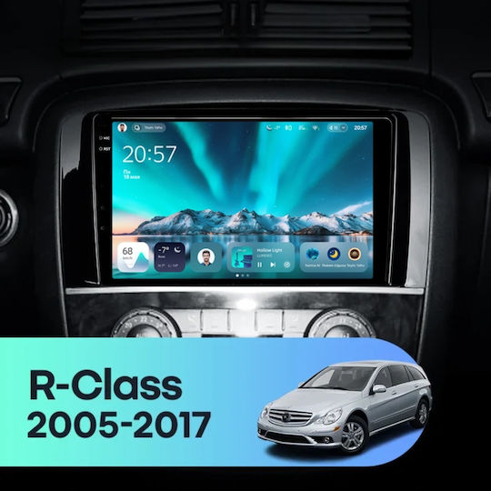 Teyes Ηχοσύστημα Αυτοκινήτου για Mercedes-Benz R-Class 2005-2017 (Bluetooth/USB/WiFi/GPS/Apple-Carplay/Android-Auto) με Οθόνη Αφής 9.5"