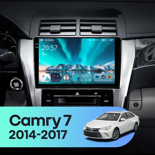 Teyes Cc4 Car Navigation Toyota Camry 7 2014-2017 6+64gb 10.36" Qled Octa-core 2.7ghz Android 4g Bluetooth 5.1 Dsp Variant A