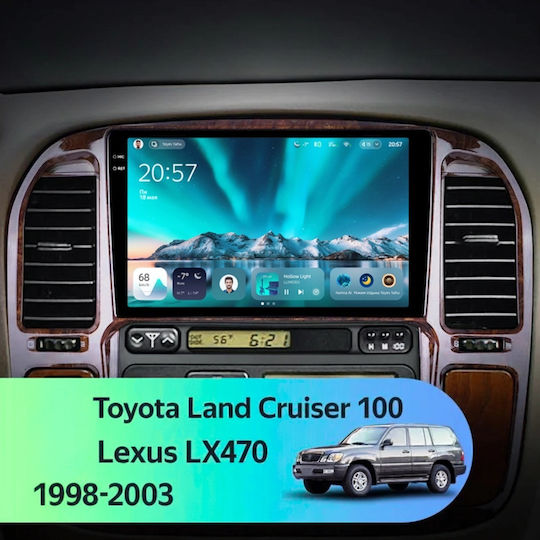 Teyes Cc4 Navigație Auto Lexus Lx 1998-2008 6+128gb 9.5" Qled Octa-core 2.7ghz Android 4g Bluetooth 5.1 Versiune Dsp B