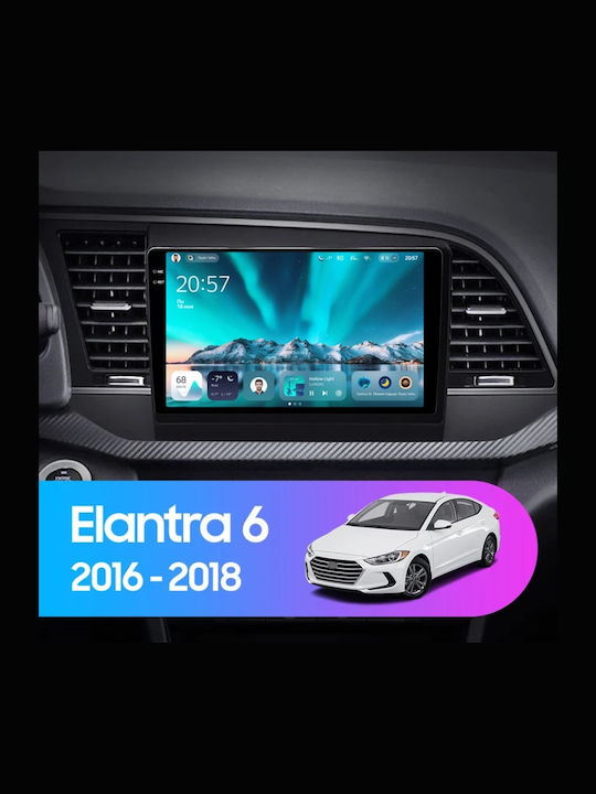 Teyes Cc4 Navigație Auto Hyundai Elantra 6 2015-2018 6+128gb 9.5" Qled Octa-core 2.7ghz Android 4g Bluetooth 5.1 Dsp Variant A