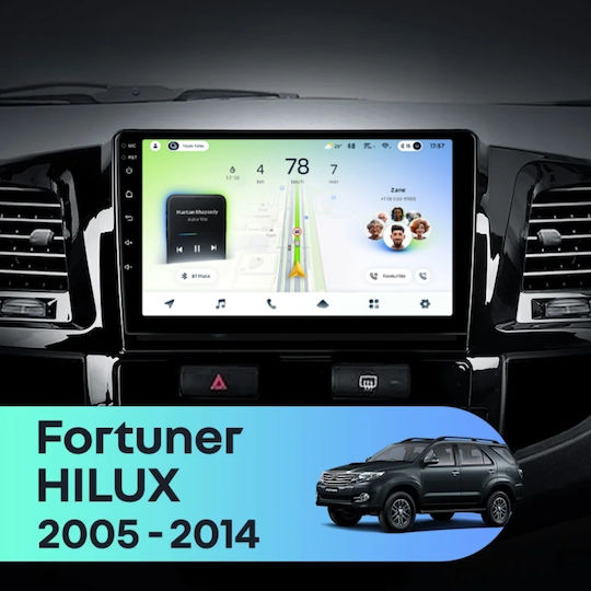 Teyes Cc4l Dts Navigație Auto Toyota Fortuner 2005-2007 6+64gb 9" Qled Qualcomm 2ghz Android 4g Bluetooth 5.1 Dsp Variant B