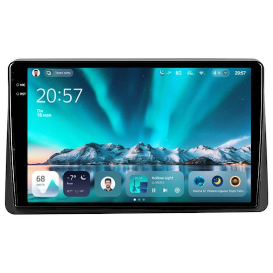 Teyes CC4 Auto-Audiosystem Dacia Duster 2 2018-2021 6+64GB 10.36" QLED Octa-Core 2.7GHz Android 4G Bluetooth 5.1 DSP Variante B