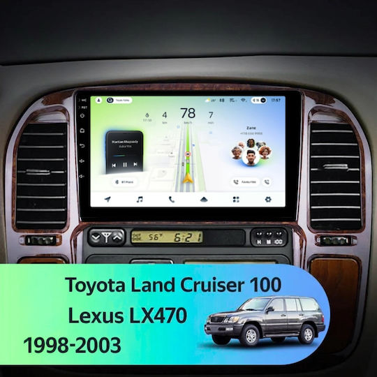 Teyes Cc4l Dts Car Navigation Lexus Lx 1998-2008 6+64gb 9" Qled Qualcomm 2ghz Android 4g Bluetooth 5.1 Dsp Variant A
