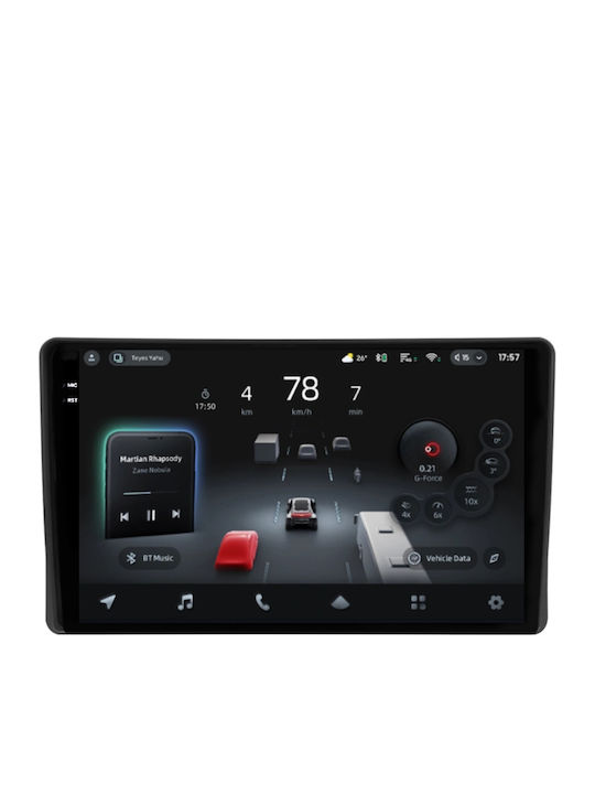 Teyes Cc4 Pro Navigație Auto Asistată Ai Fiat Panda 2003-2012 8+128gb 9.5" Qled Android 13 5g 7.1 Dsp Carplay