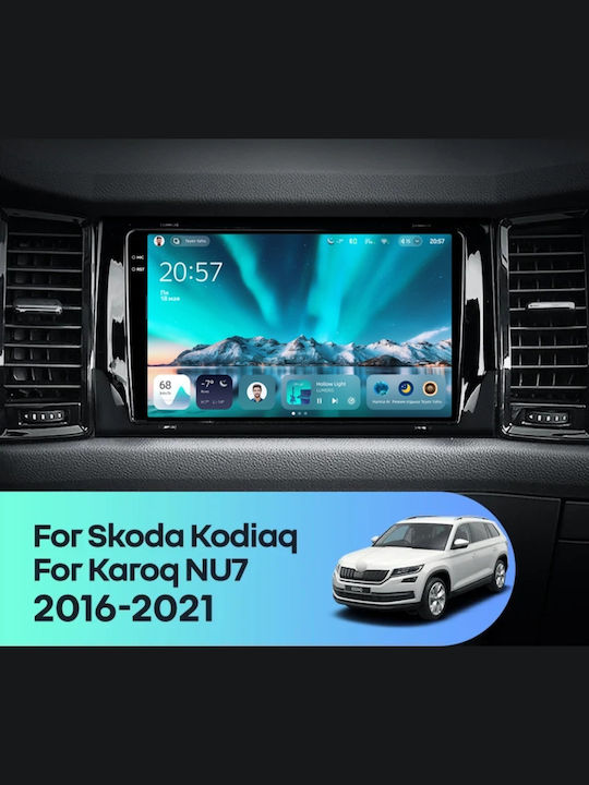 Teyes Cc4 Navigație Auto Skoda Kodiaq 2017-2021 6+64gb 9.5" Qled Octa-core 2.7ghz Android 4g Bluetooth 5.1 Dsp Variant A