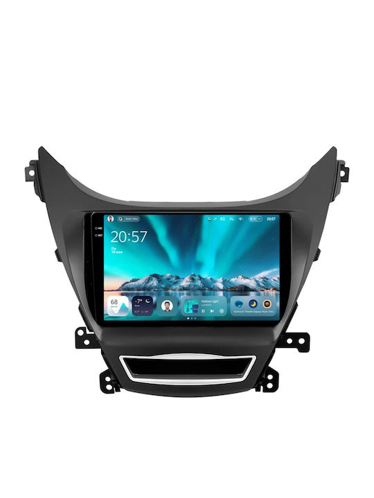 Teyes Cc4 Navigație Auto Hyundai Elantra 5 2010-2016 6+64GB 9.5" QLED Octa-Core 2.7GHz Android 4G Bluetooth 5.1 DSP Varianta A