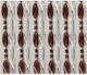 Chios Hellas Türvorhang Braun 100x220cm E-KO104