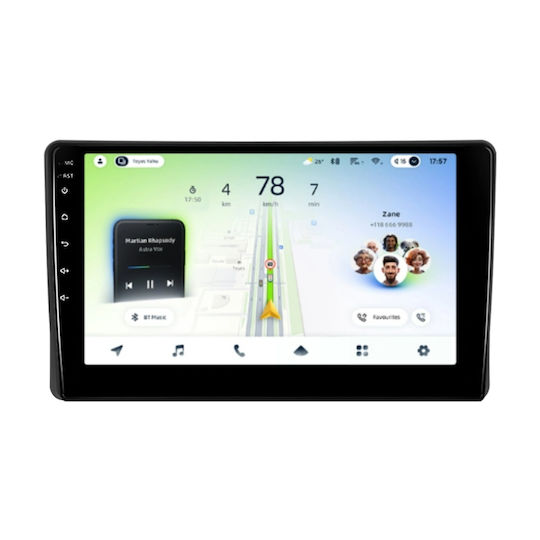 Teyes Cc4l Dts Car Navigation Fiat Panda 2003-2012 6+64gb 9" Qled Qualcomm 2ghz Android 4g Bluetooth 5.1 Dsp