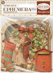 Autocolante Die Cuts-Ephemera Stamperia Silent ...