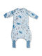 Tender Winter Sleeping Bag with Legs Flex Zebra Eco 2.5 Tog Eco Blue