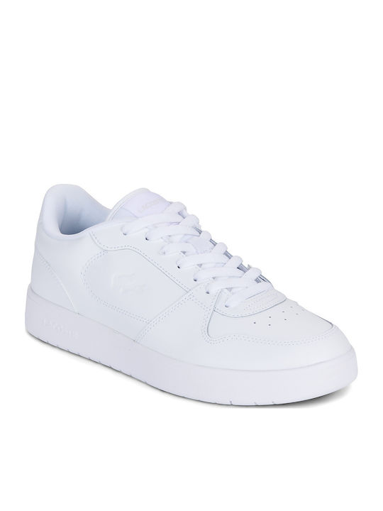 Lacoste Court Ανδρικά Sneakers Λευκά