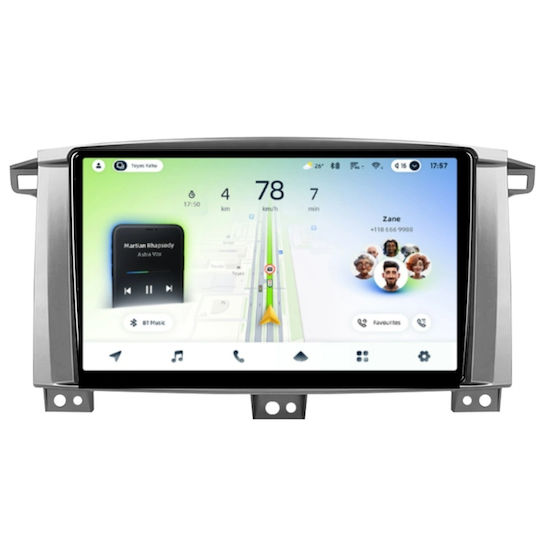 Teyes Cc4l Dts Navigație Auto Toyota Croazieră Pe Uscat Lc J100 2002-2007 6+64gb 9" Qled Qualcomm 2ghz Android 4g Bluetooth 5.1 Dsp