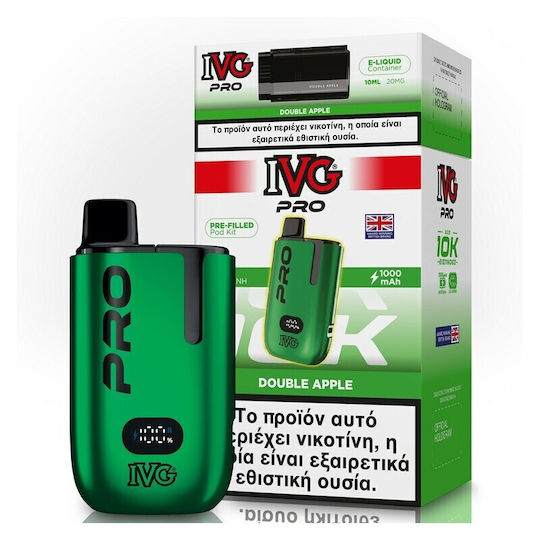 IVG Țigară electronică de unică folosință 10000 inhalări Double Apple 20mg