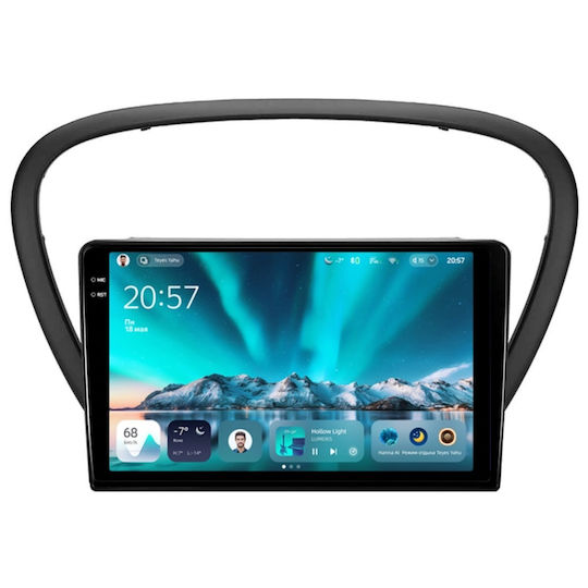 Teyes Cc4 Navigație Auto Peugeot 607 2004-2010 6+64GB 9.5" QLED Octa-Core 2.7GHz Android 4G Bluetooth 5.1 DSP