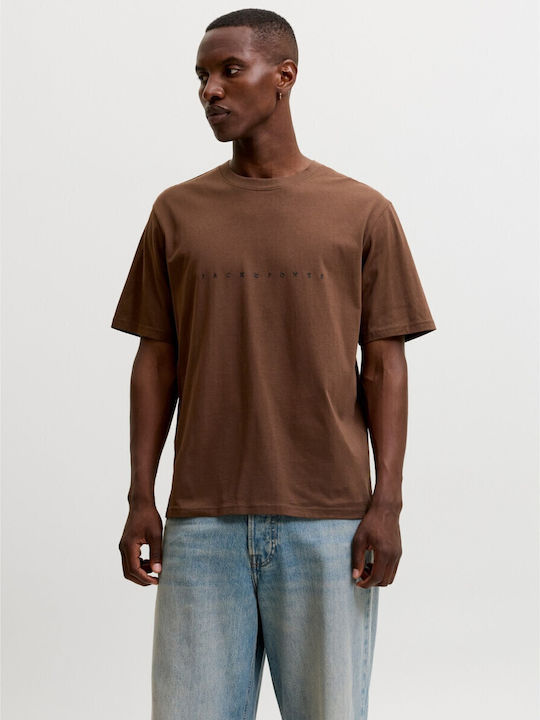 Jack & Jones Short Sleeve Blouse Cocoa