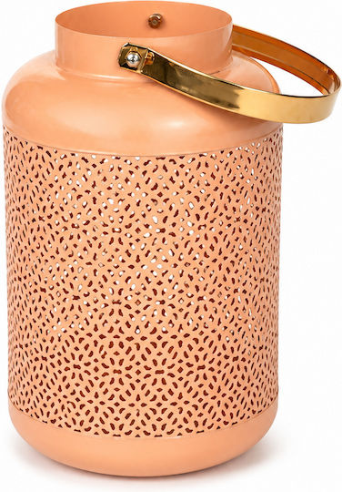 Metallic Pink Lantern 34x15cm