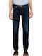 1986 Larkee Beex Men's Stretch Jeans Regular Tapered Fit Blue