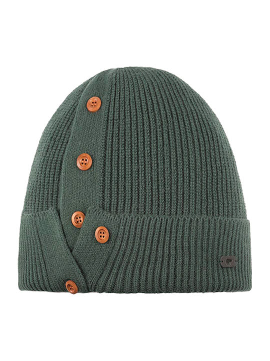 Beanie Unisex Knitted Beanie in Green Colour