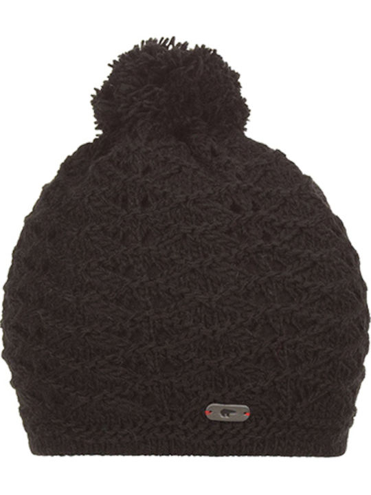 Beanie Women's Knitted Beanie in Black Color