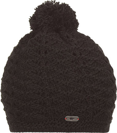 Beanie Γυναικείος Σκούφος Πλεκτός σε Μαύρο χρώμα
