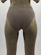High Waist Women's Seamless Brown Slip