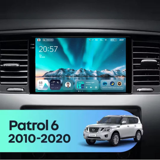 Teyes Cc4 Navigație Auto Nissan Patrula Y62 2010-2020 6+128gb 9.5" Qled Octa-core 2.7ghz Android 4g Bluetooth 5.1 Dsp
