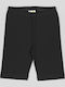 Kids Leggings Cycling Short Black
