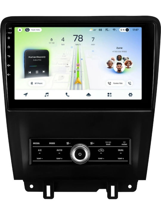 Teyes Cc4l Dts Car Navigation Ford Mustang 5 2005-2014 6+64gb 10.2" Qled Qualcomm 2ghz Android 4g Bluetooth 5.1 Dsp